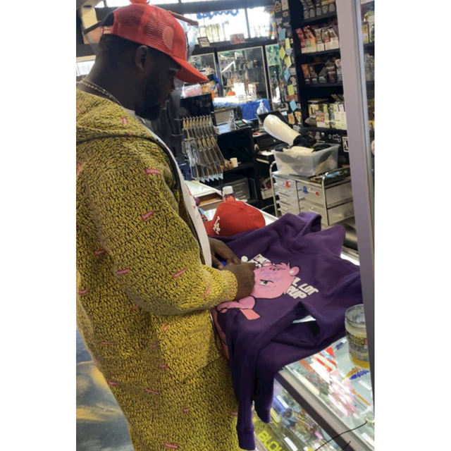 That's A Awful Lot of Cough Syrup Purple Bear Hoodie