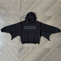That's A Awful Lot of Cough Syrup Batmen Hoodie Black