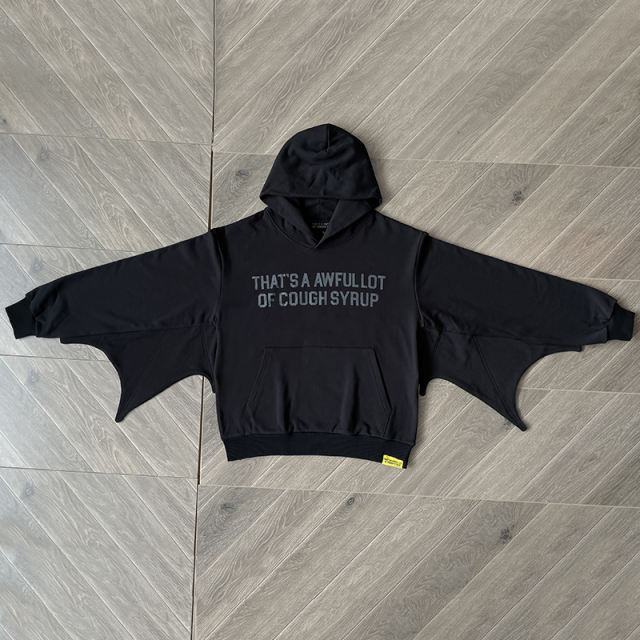 That's A Awful Lot of Cough Syrup Batmen Hoodie Black