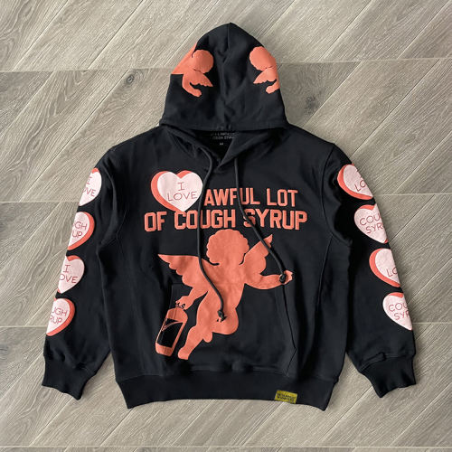 That's A Awful Lot of Cough Syrup Black Hoodie & Pants Set