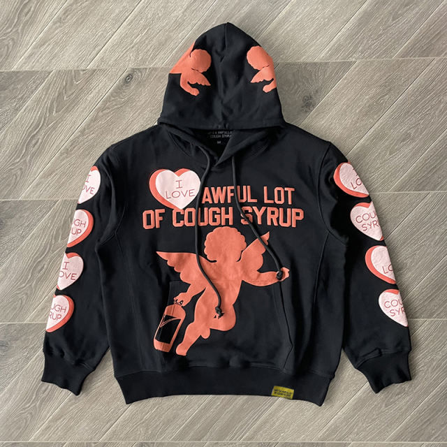 That's A Awful Lot of Cough Syrup Black Hoodie & Pants Set
