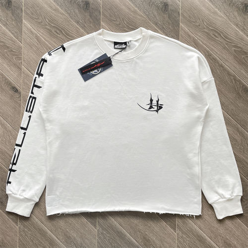 1:1 Quality Hellstar Studios Sports Gel Pants Sweatshirt Pants White