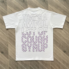 That's A Awful Lot of Cough Syrup T-Shirt Tee Black White