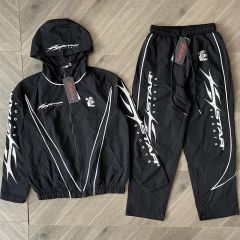 Hellstar Studios Sample Hoodie: Color-Block Casual Windproof Sports Jacket