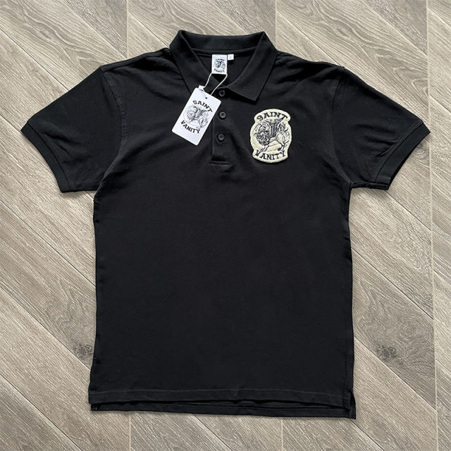 1:1 Top Quality Saint Vanity Polo T-Shirt Tee