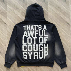 That's A Awful Lot of Cough Syrup Black Hoodie & Pants Set