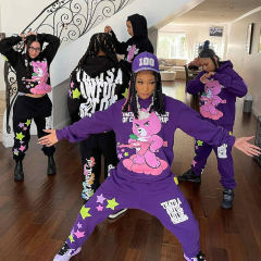 That's A Awful Lot of Cough Syrup Purple Bear Hoodie