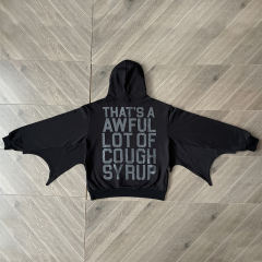That's A Awful Lot of Cough Syrup Batmen Hoodie Black