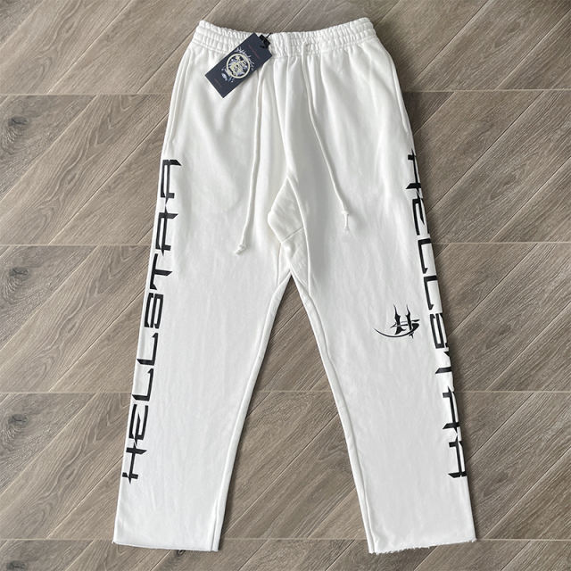 1:1 Quality Hellstar Studios Sports Gel Pants Sweatshirt Pants Black
