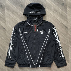 Hellstar Studios Sample Hoodie: Color-Block Casual Windproof Sports Jacket