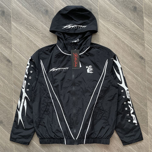 Hellstar Studios Sample Hoodie: Color-Block Casual Windproof Sports Jacket