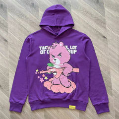 That's A Awful Lot of Cough Syrup Purple Bear Hoodie