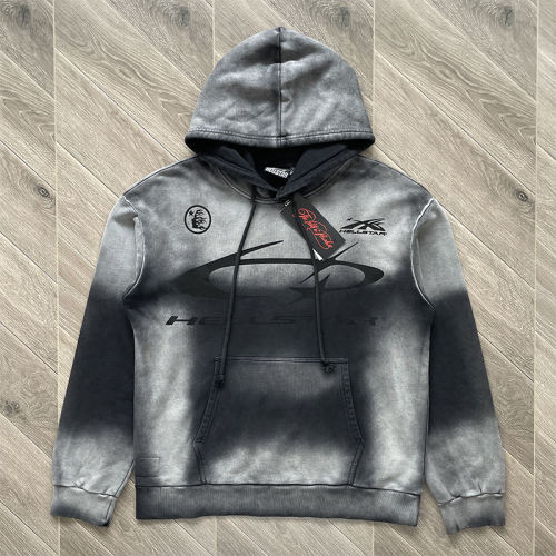 Hellstar Studios Washed Grey Hoodie
