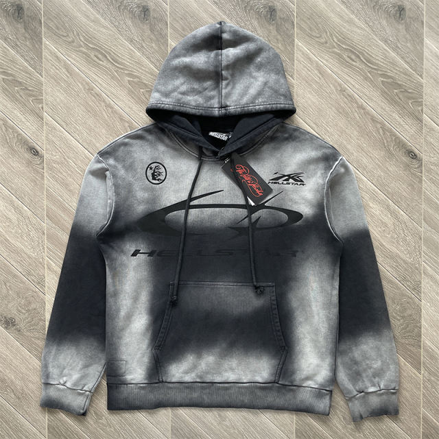 Hellstar Studios Washed Grey Hoodie