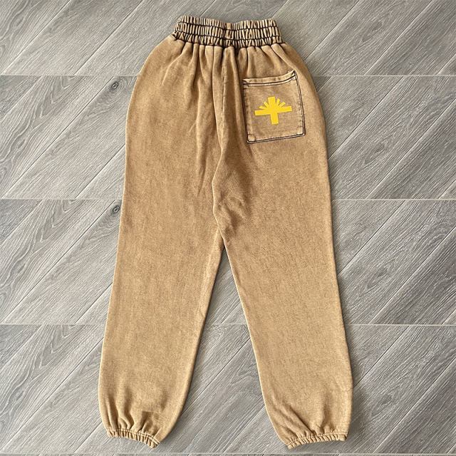 Vertabrae Washed Sweatpants Black Purple