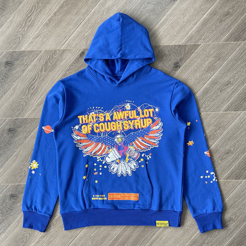 That's A Awful Lot of Cough Syrup Blue Hoodie & Shorts Set