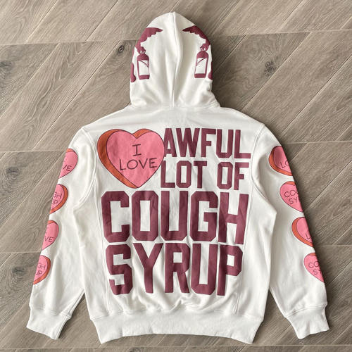 That's A Awful Lot of Cough Syrup Black Hoodie & Pants Set