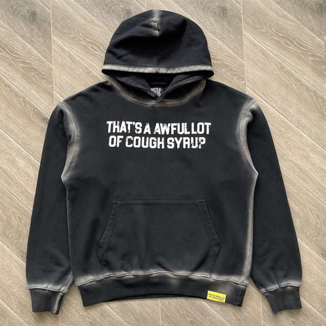 That's A Awful Lot of Cough Syrup Black Hoodie & Pants Set