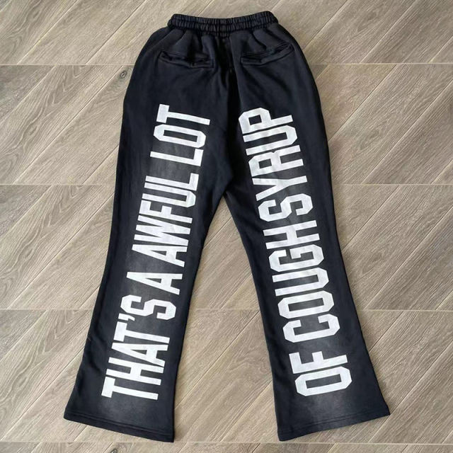 That's A Awful Lot of Cough Syrup Black Hoodie & Pants Set