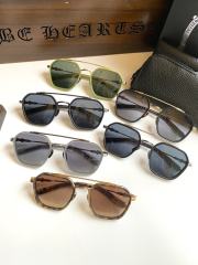 1:1 Top Quality Chrοme Heαrts Sun Glasses Sunglasses