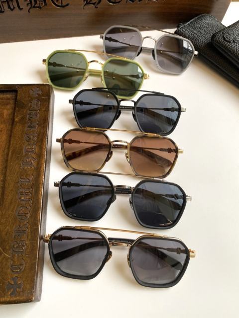 1:1 Top Quality Chrοme Heαrts Sun Glasses Sunglasses
