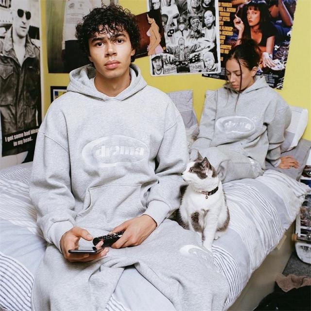 Drama Call Dirll Style Embroidery Hoodie