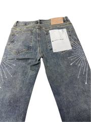 1:1 quality version 28296499 Water diamond fireworks Jeans