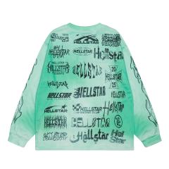Hellstar The Call Print Washed Version Long-Sleeve T-Shirt