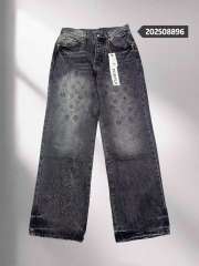 1:1 quality version 28468710 Embroidered logo straight-leg Jeans