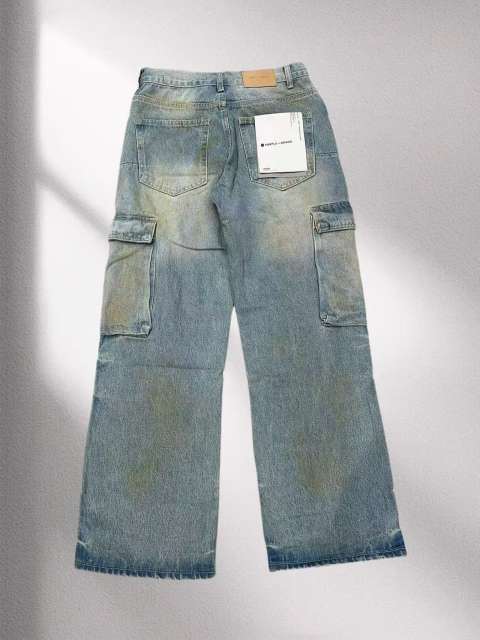 1:1 quality version 28468711 Big pocket ripped straight leg Jeans
