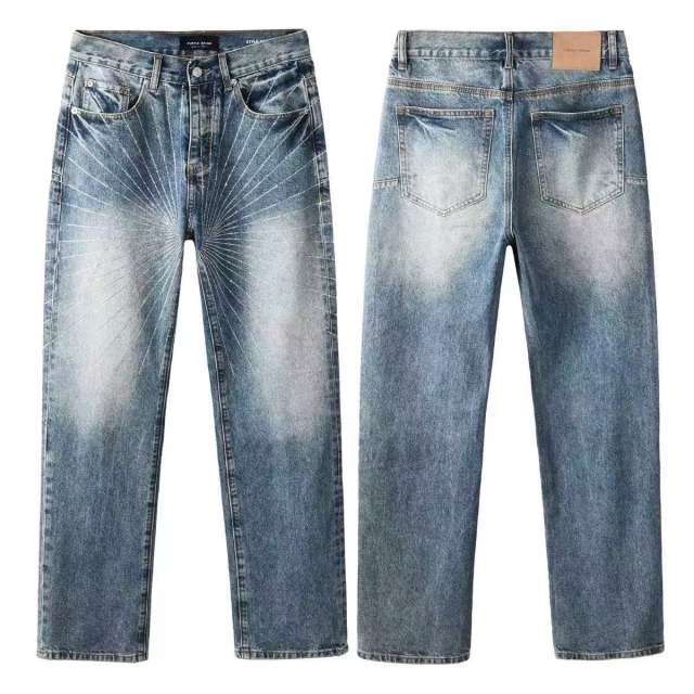 1:1 quality version 28412834 Radiation Water Drill Jeans