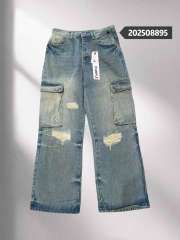 1:1 quality version 28468711 Big pocket ripped straight leg Jeans