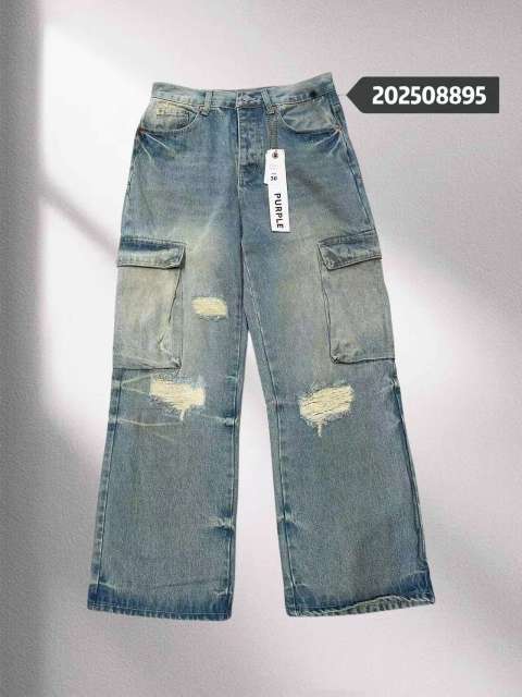 1:1 quality version 28468711 Big pocket ripped straight leg Jeans