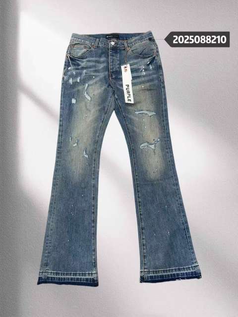 1:1 quality version 28468713 Irregular ripped flared Jeans