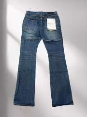 1:1 quality version 28360220 leg patchwork slightly flared jeans