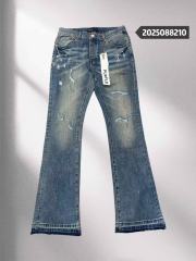 1:1 quality version 28468713 Irregular ripped flared Jeans