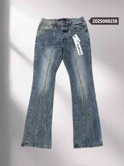1:1 quality version 28468712 Mid-line small drill flared Jeans