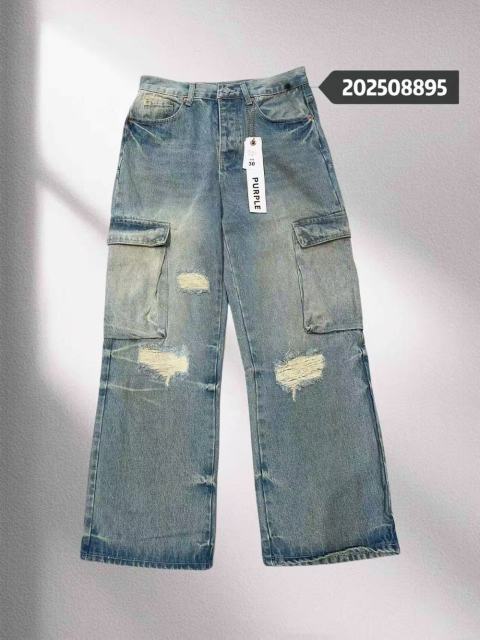 1:1 quality version 28468711 Big pocket ripped straight leg Jeans