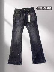 1:1 quality version 28474810 Pearl embellished pleated jeans