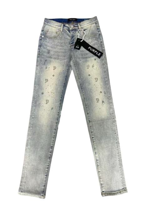 1:1 quality version 28296498 Black skinny rhinestones Jeans