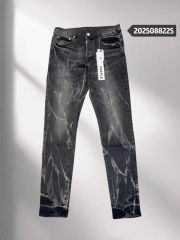1:1 quality version 28472481 Textured design distressed jeans
