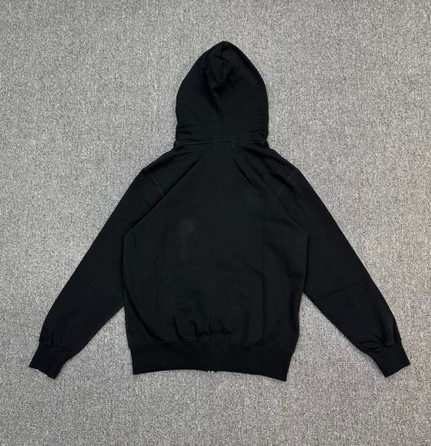 [Best Quality] 1:1 Bape Basic Ape Embroidery Logo Hoodie Black