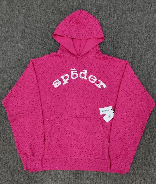 1:1 Top Quality Sp5der VVS Rhinestone Hoodie