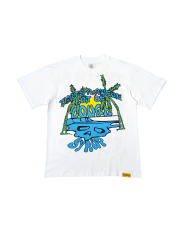 28476787 Blue Cartoon Alphabet Print Tee