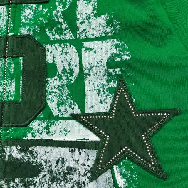 1:1 quality version 28478613 Patchwork Embroidery Rhinestone Five-Pointed Star hoodie