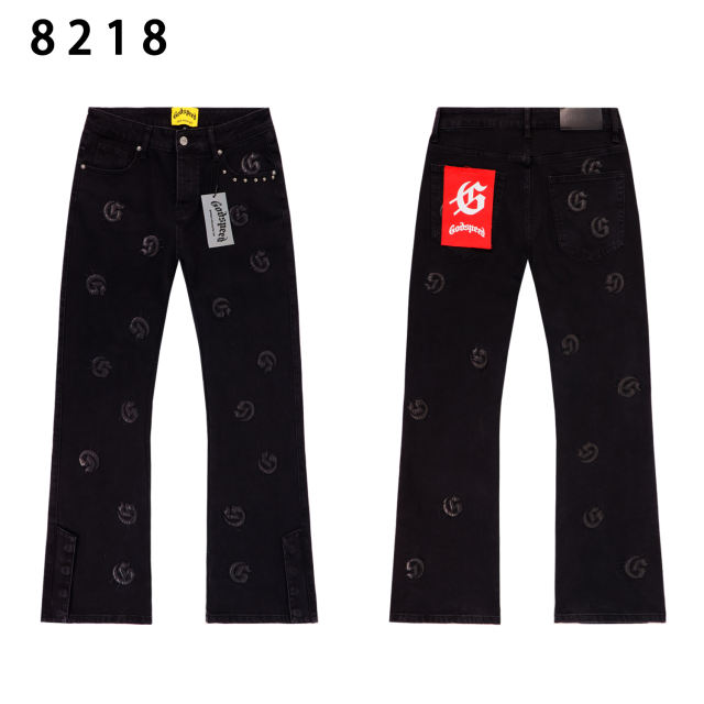 28359504 Embroidered Logo Micro-flared Jeans 3 colors