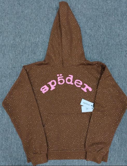 1:1 Top Quality Sp5der VVS Rhinestone Hoodie