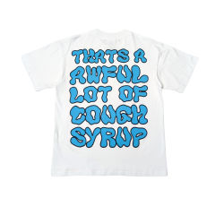 28476787 Blue Cartoon Alphabet Print Tee