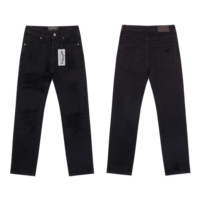28193958 leg scratched jeans 2 colors