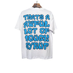 28476787 Blue Cartoon Alphabet Print Tee